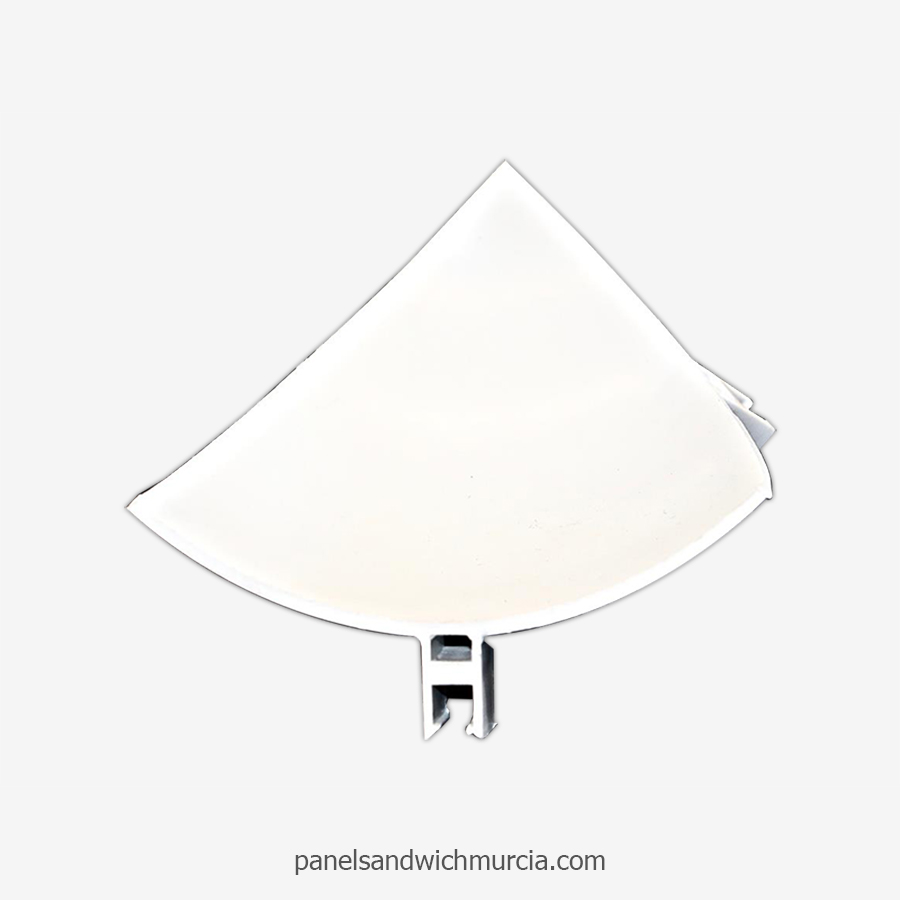 Ángulo triple esquina para ángulo cóncavo