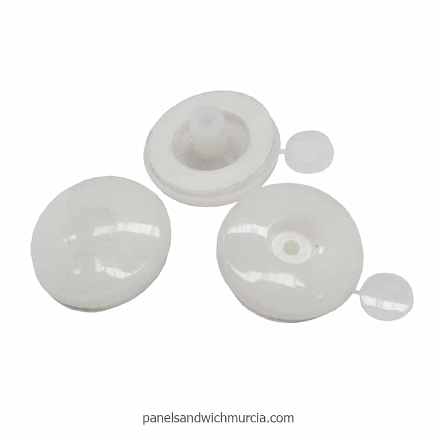Botones fijación policarbonato