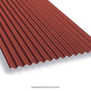 Chapa metálica mini onda