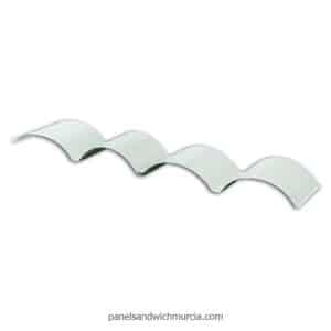 Chapa metálica onda grande especial