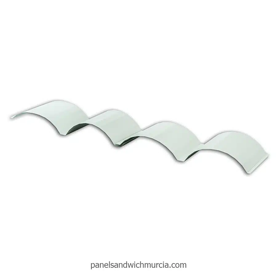 Chapa metálica onda grande especial