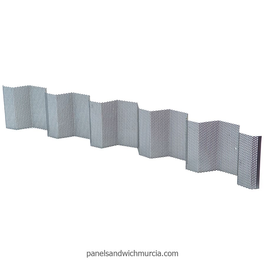 Chapa metálica perforada