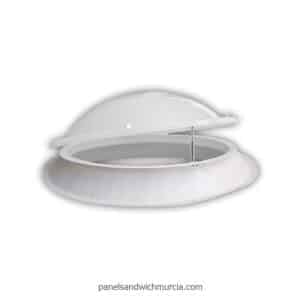 Claraboya circular metacrilato