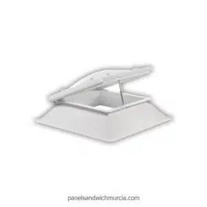 Claraboya con apertura por husillo