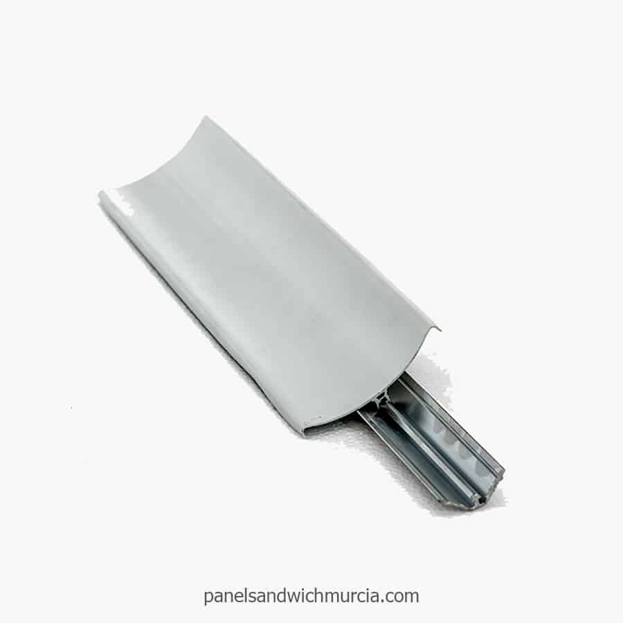 Cóncavo sanitario para panel sándwich base y tapa