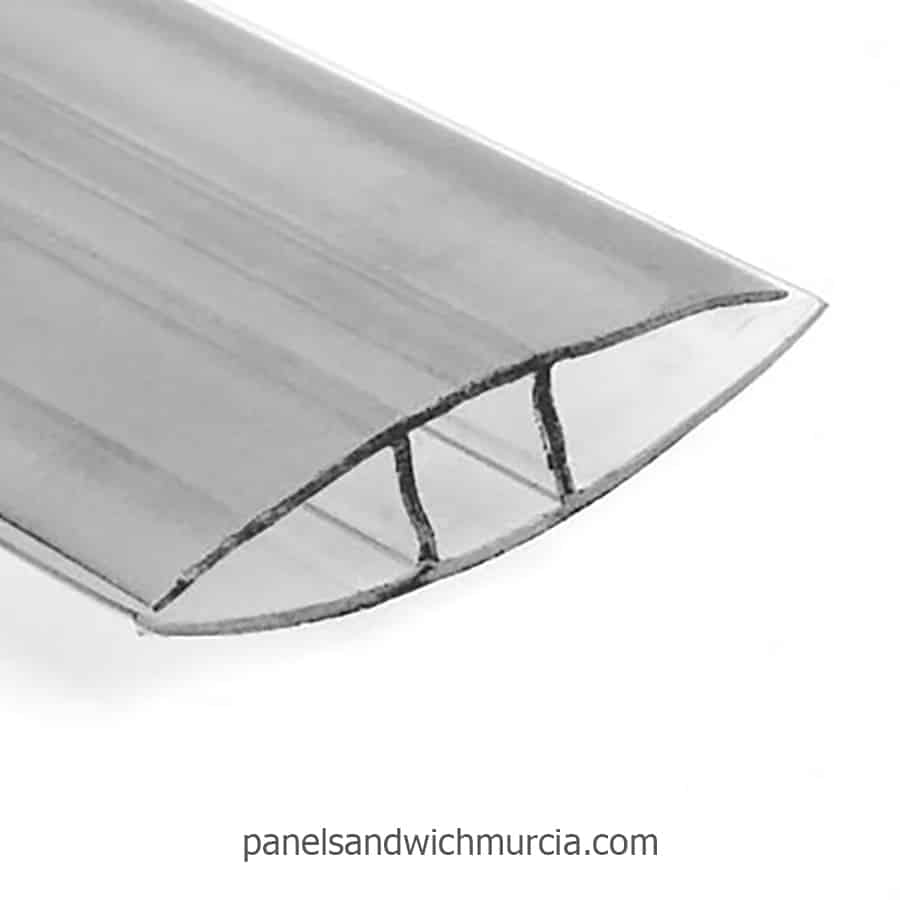 Perfil "H" policarbonato