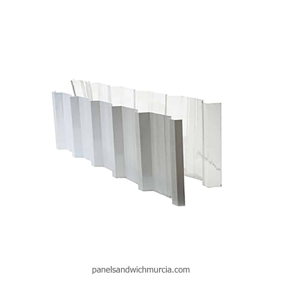 Policarbonato grecado compacto