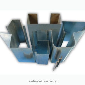 Remates y canales en chapa galvanizada 0,8mm