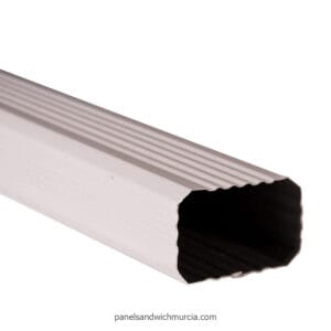 Tubo bajante aluminio 70x50mm